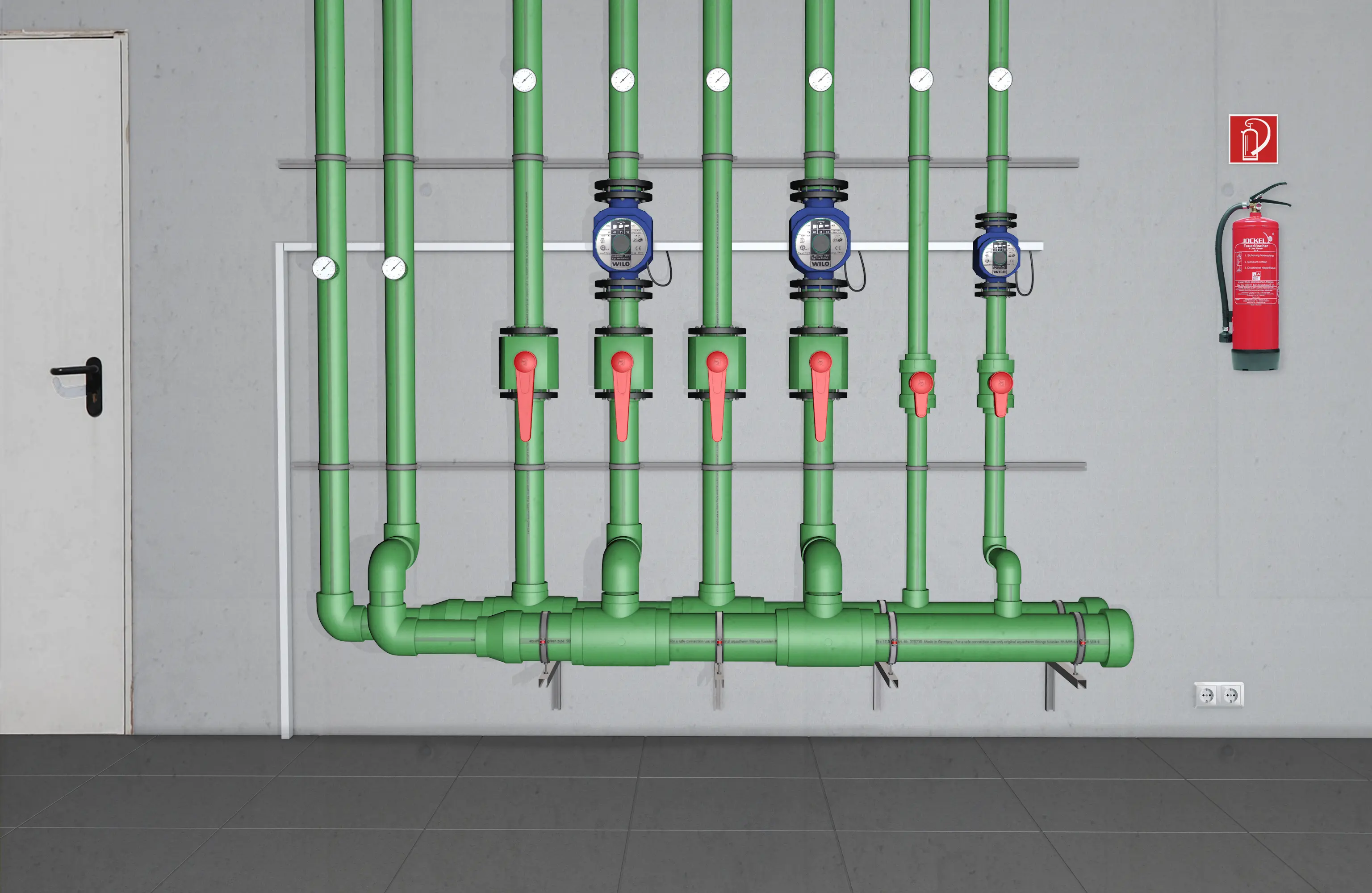 aquatherm Green Pipe - Ukázka řešení - 12